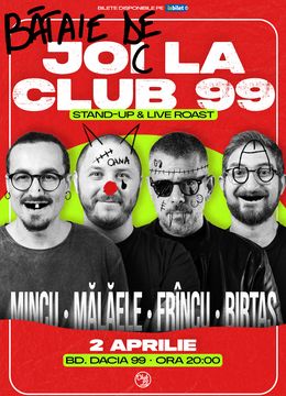 Bătaie de joi cu Mincu, Mălăele, Frîncu & Birtaș la Club 99