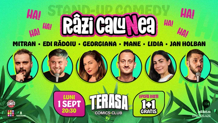 Stand-up Comedy Râzi ca luNea pe Terasa ComicsClub!
