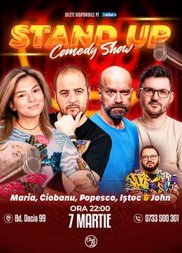 Stand-up Comedy cu Maria Popovici, Andrei Ciobanu, Cristi Popesco, Petrică Iștoc - John