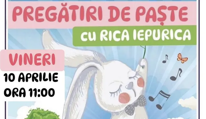 Pregătiri de Paște cu Rica Iepurica @ Restaurant Hanu’ lui Manuc