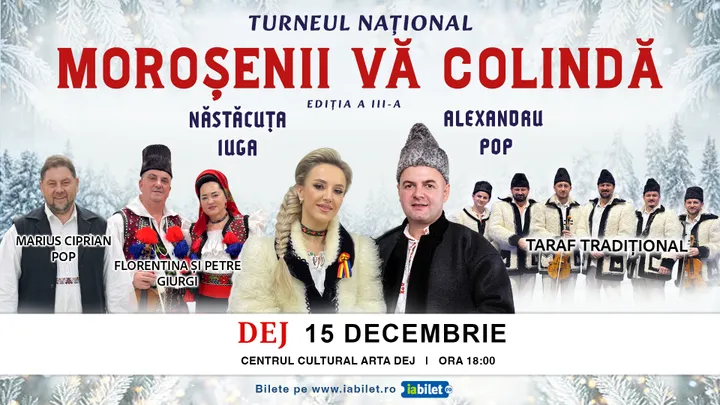 Dej: Moroșenii vă colindă