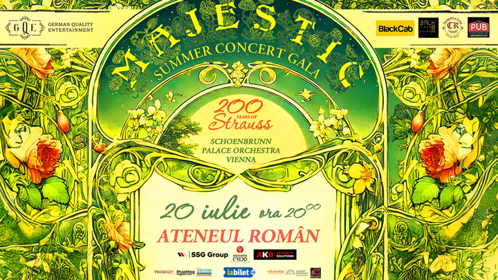 Majestic Summer Concert Gala – 200 years of Johann Strauss by Schoenbrunn  Palace Orchestra Vienna
