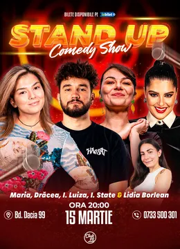 Stand-up Comedy cu Maria Popovici, Drăcea, Ioana Luiza, Ioana State - Lidia Borlean la Club 99