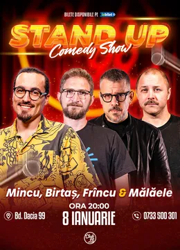 Stand-up Comedy cu Mincu, Birtaș, Frîncu & Mălăele la Club 99