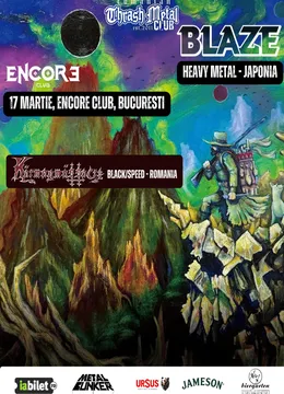 Concert Blaze (Japonia) & Kärmagmässacre (Romania)