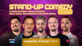 The Fool Terasa: Stand-up comedy cu Bucălae, Mane Voicu, Alex Dobrotă, George Dumitru și Florentin Păune