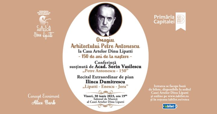 Omagiu Arhitectului Petre Antonescu