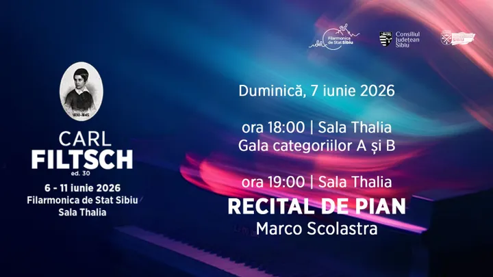 Sibiu: Recital extraordinar de pian – Marco Scolastra