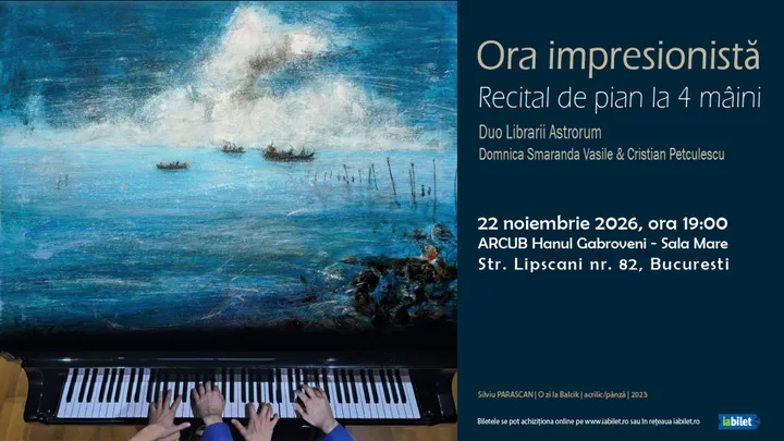 Concert pian la patru mâini - Ora Impresionistă
