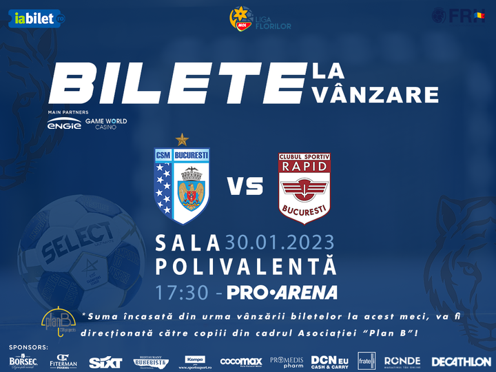 Liga Florilor MOL, Etapa 14: CSM București vs CS Rapid București