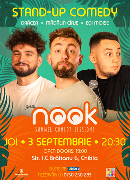 Chitila: Stand-up comedy cu Drăcea, Mădălin Cîrje și Edi Moise