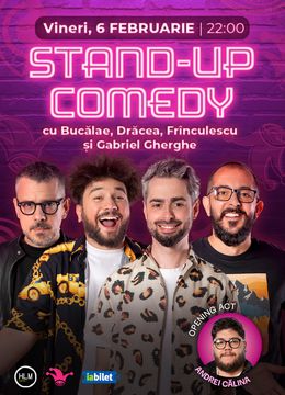 The Fool: Stand-up comedy cu Bucălae, Drăcea, Frînculescu și Gabriel Gherghe