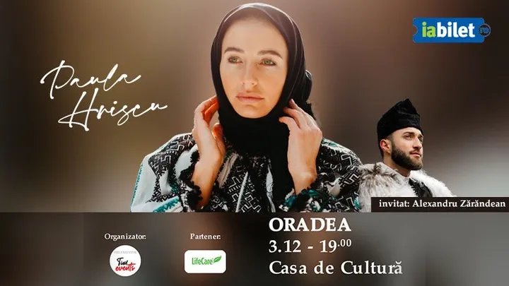 Oradea: Concert de colinde Paula Hriscu: M-o trimis mama la capre!