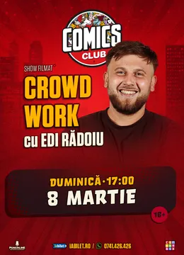 CrowdWork cu Edi Rădoiu la ComicsClub!