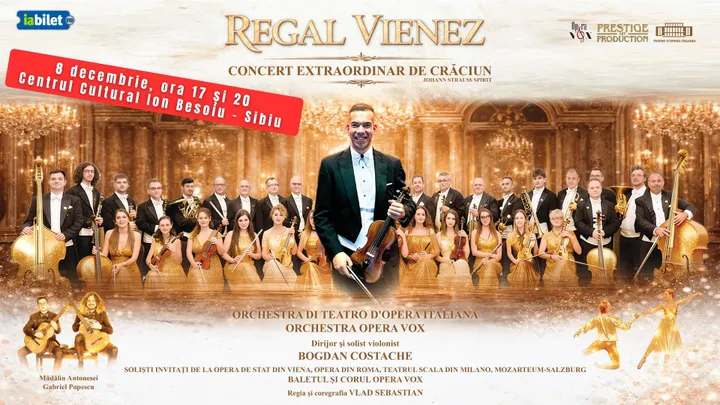 Sibiu: Regal Vienez - Concert extraordinar de Craciun