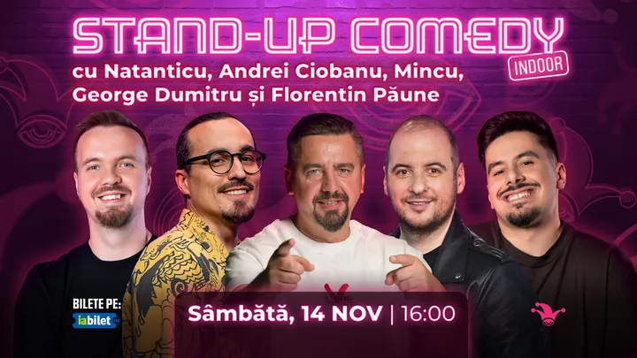 The Fool: Stand-up comedy cu Bucălae, Ioana State, Serghei și Edi Vacariu