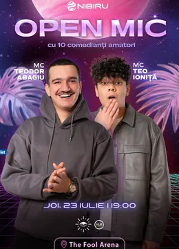Costinești: The Fool Arena - Open Mic: MCs Teo Ioniță & Teo Abagiu