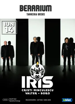 Iași: Concert IRIS – Cristi Minculescu, Valter, Boro