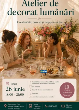 Atelier de decorat lumânări