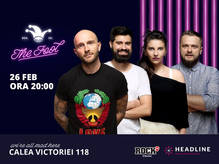 The Fool: Stand-up comedy cu Bordea, Cortea, Geo și Teodora