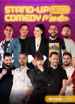 The Fool: Stand-up Comedy Maraton pe terasă cu: Ioana State, Mane Voicu, Gherghe, Cîrje, Florin, Dobrotă, Teodora Nedelcu, Geo Adrian, Claudiu Popa și George Dumitru