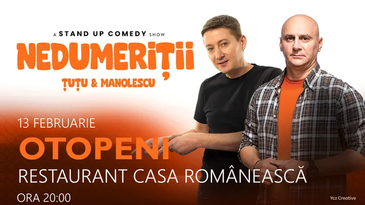 Otopeni: Stand-up Comedy - Dan Tutu si Cristi Manolescu