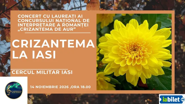 Iași: Crizantema, seară de romanțe