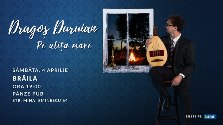 Braila: Pe ulița mare - Concert cobză | Dragoș Duruian