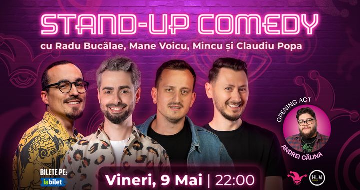 The Fool: Stand-up comedy cu Radu Bucălae, Mane Voicu, Anisia și Claudiu Popa