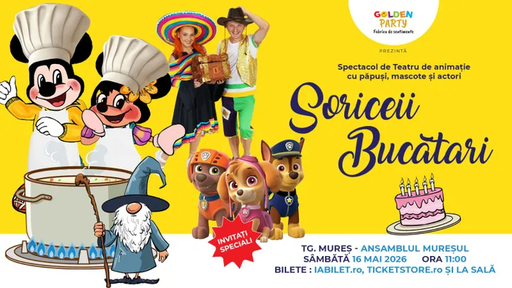 Târgu Mureș: Surprize cu Șoriceii Bucătari
