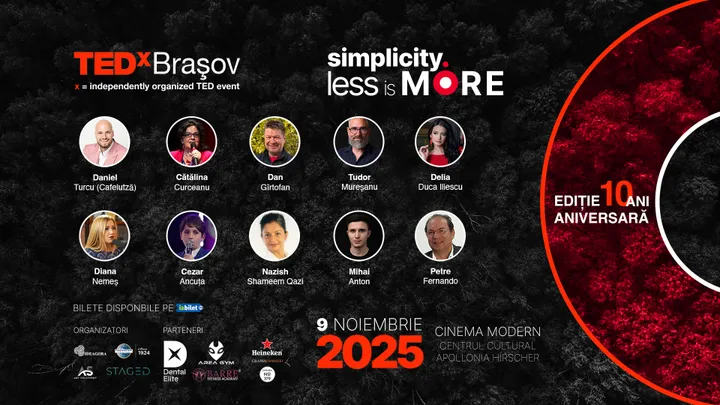 Brașov: TEDxBrașov @ SIMPLICITY - Less is More