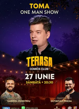Toma - One Man Show pe Terasa ComicsClub!