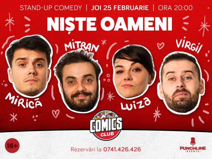 Stand-up cu NișteOameni la ComicsClub!