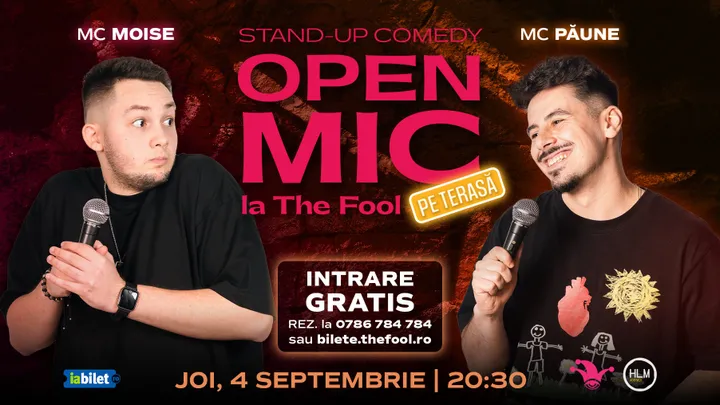 The Fool Open Mic: MCs Moise & Păune