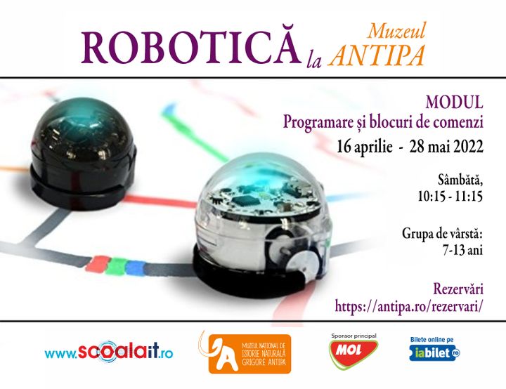 Robotică și Programare la Muzeul Antipa