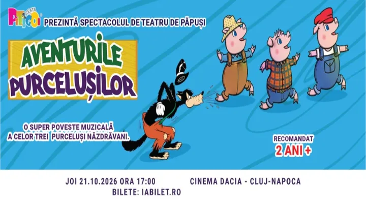 Cluj-Napoca: Cei 3 Purcelusi