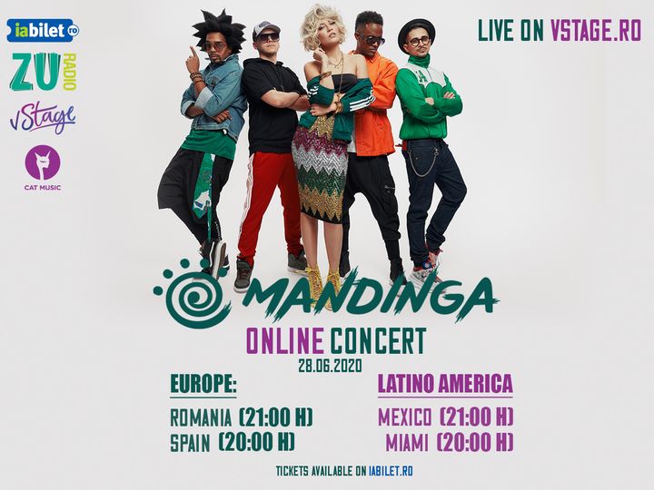 Mandinga: Online Live Concert Romania/Europe