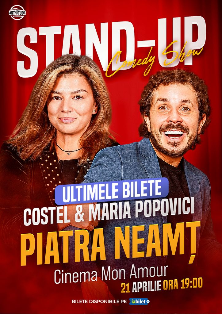Piatra-Neamț: Costel și Maria Popovici - Stand Up Comedy Show