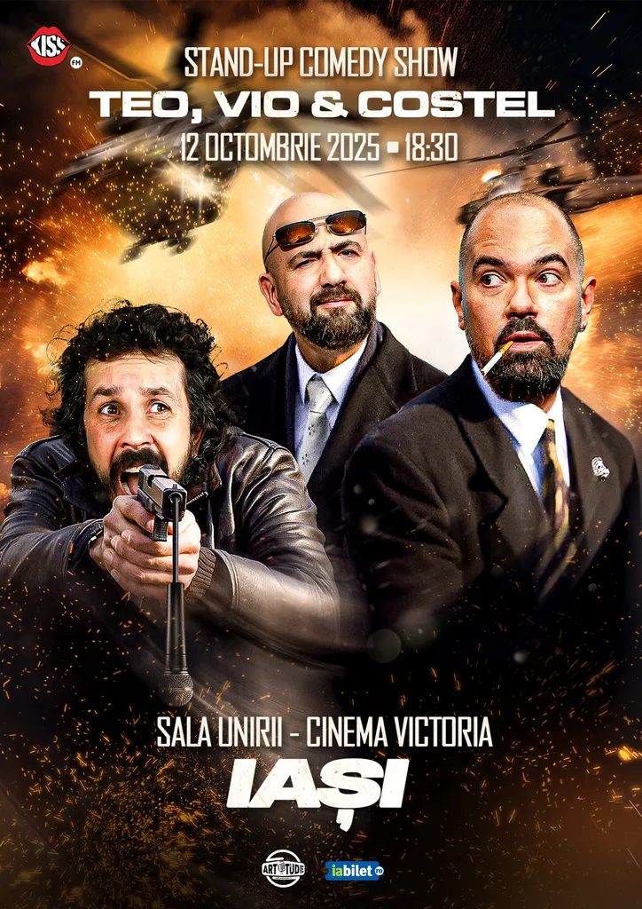 Iași: Teo, Vio și Costel - Stand Up Comedy Show