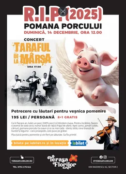 R.I.P. [2025] POMANA PORCULUI - Petrecere cu lăutari (Taraful de la Mârșa) pentru veșnica pomenire