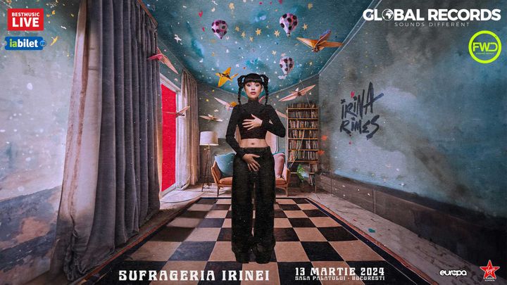 Irina Rimes va invita in Sufrageria Irinei la Sala Palatului