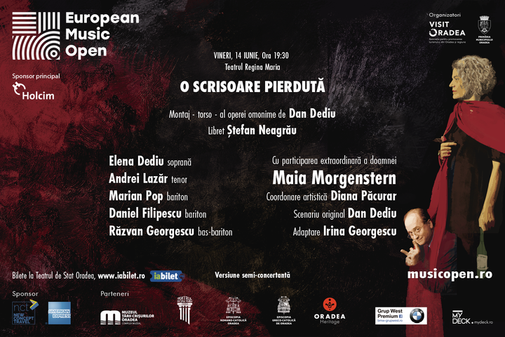 Oradea: Maia Morgenstern/Dan Dediu - O scrisoare pierdută