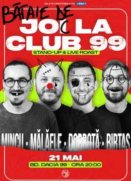 Bătaie de joi cu Mincu, Mălăele, Dobrotă & Birtaș la Club 99