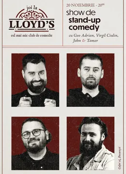 Stand-up Comedy cu Geo, Ciulin, John, Tamer & Octav