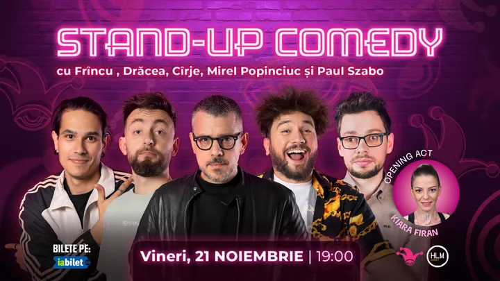 The Fool: Stand-up comedy cu Frîncu, Drăcea, Cîrje, Mirel Popinciuc și Paul Szabo