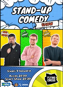 Cluj-Napoca: Stand-Up Comedy cu Paul Socol, Tudor Costina si Paul Szabo