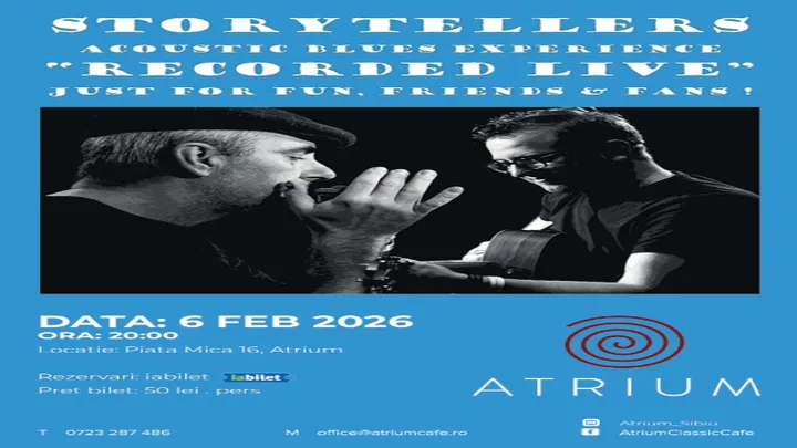 Sibiu: Storytellers Acoustic Blues Duo - Marcian Petrescu & Angelo Eduard Stoica