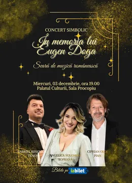 Iasi: În memoria lui Eugen Doga. Seară de muzică românească