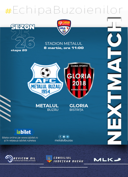 Buzau: Metalul Buzau - Gloria Bistrița