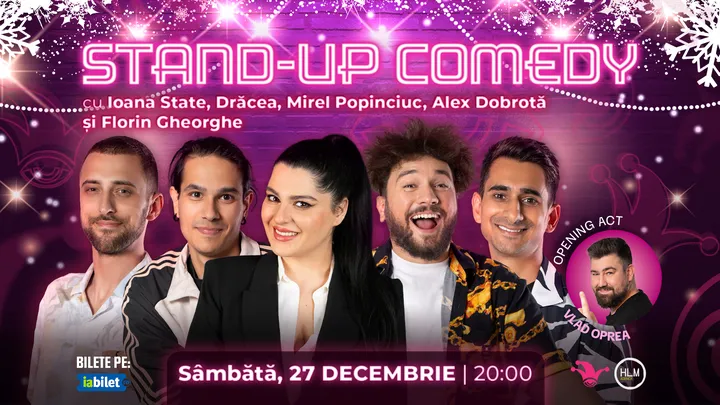 The Fool: Stand-up comedy cu Ioana State, Drăcea, Mirel Popinciuc, Alex Dobrotă și Florin Gheorghe